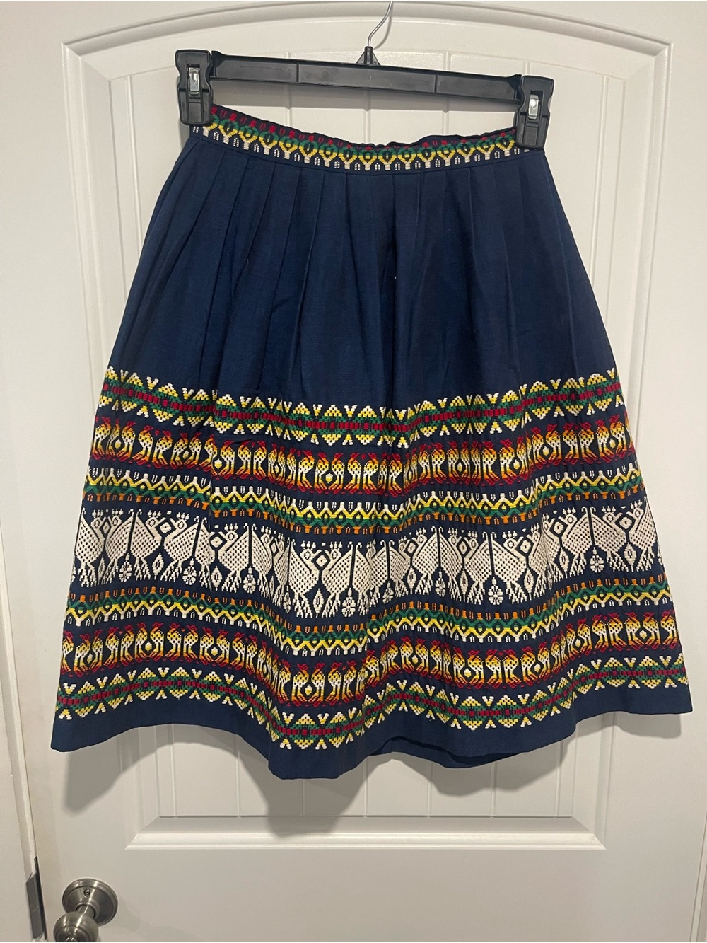 Vintage  Guatemalan hand-loomed peasant skirt